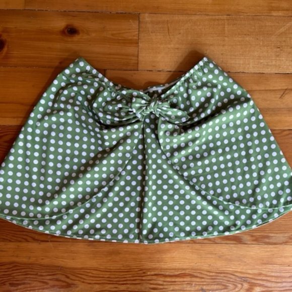Pinup Couture Polka Dot Swimsuit Skirt Wrap - Picture 1 of 5